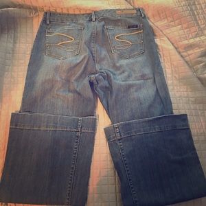 Seven Wide Legged Jeans